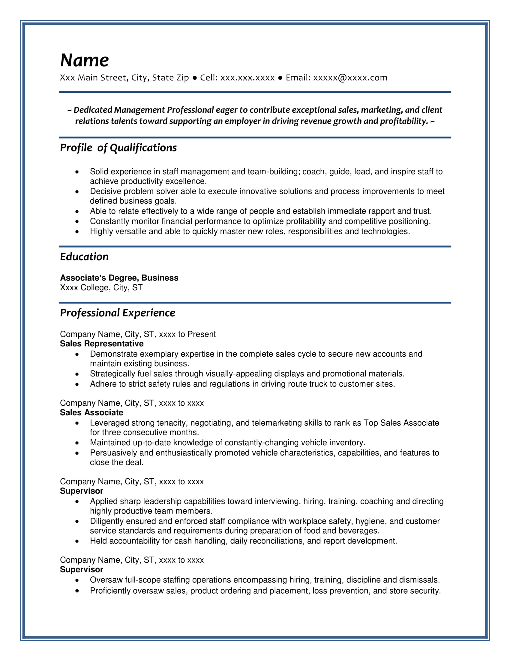 resume writing to