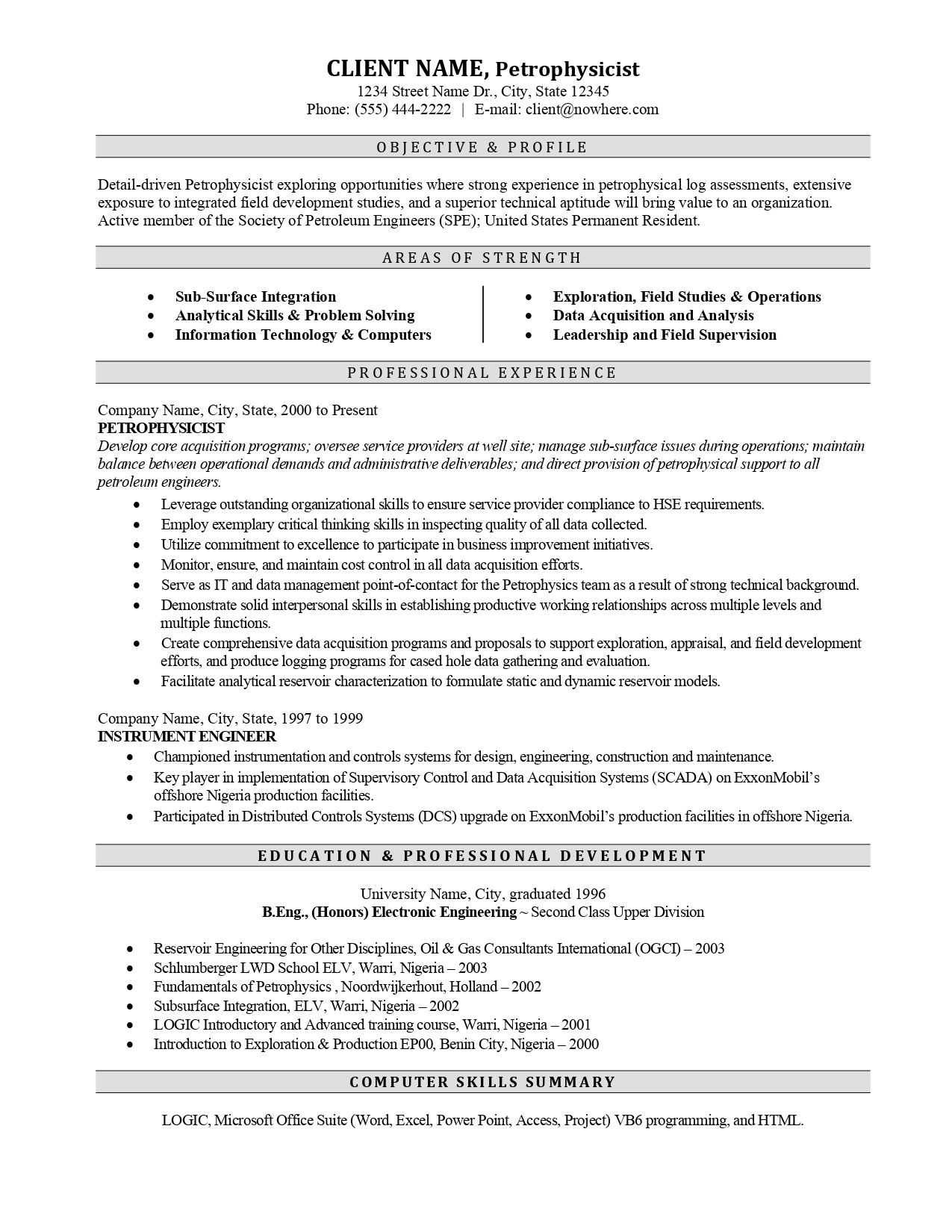 resume writing group.com