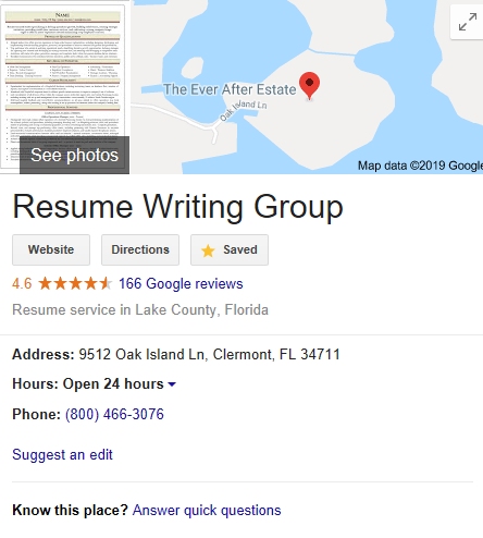 resume writing group - reviews of resumewritinggroup.com